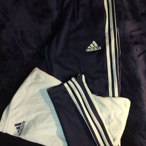Adidas brand sweatpants and matching shirt